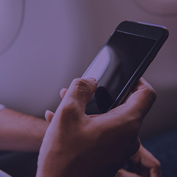 hand using mobile phone