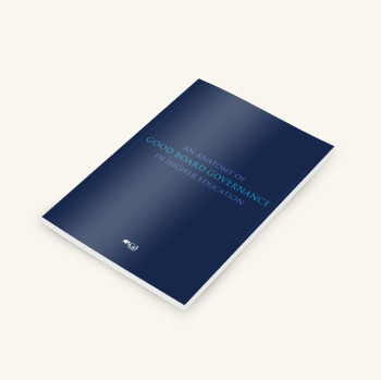 AGB book "Anatomy of Good Board Governance in Higher Education"