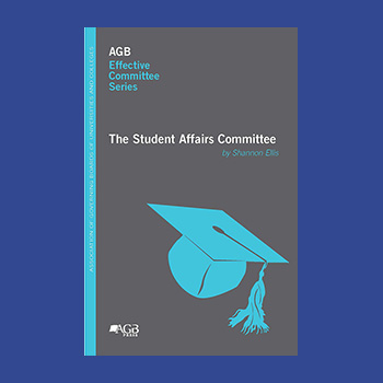 AGB book "The Student Affairs Committee" by Shannon Ellis