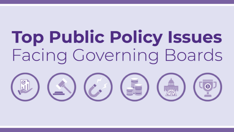 Top Public Policy Issues Facing Governing Boards: Newsletter